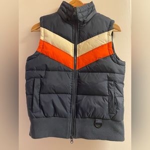 Vintage Delia’s Feather Vest, size medium